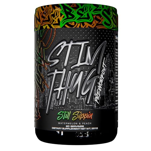 KILO LABS Pre Workout Powder | Stim Thug Preworkout for Men and Women | Hydrating KILO LABS uk supplements