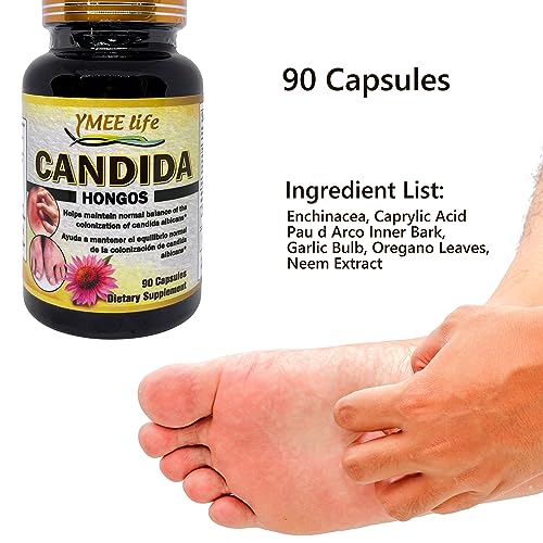 Productos El Colibri Candida Hongos 90 Capsules Productos El Colibri uk supplements