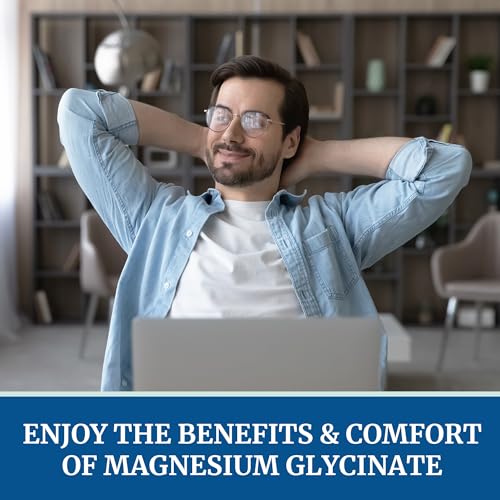 Magnesium Glycinate 500mg | Chelated Bisglycinate Complex for Muscle Relaxation Nobi Nutrition uk supplements