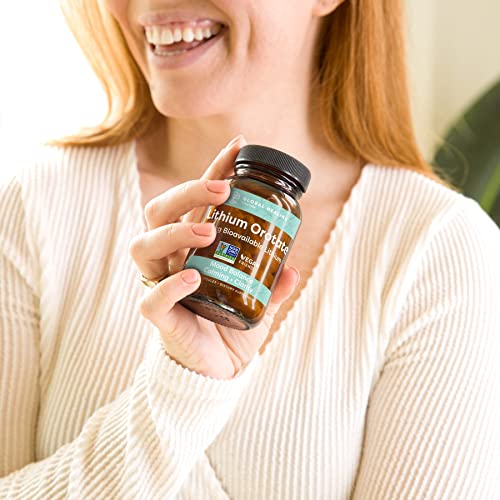 Global Healing Lithium Orotate Brain Health Supplement - Supports Mood Global Healing Center uk supplements