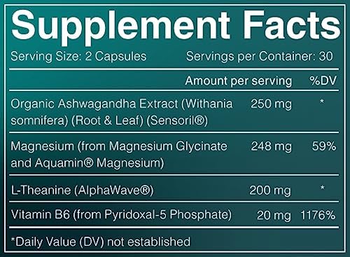 AshwaMag by GreenWave Nutrition | 5 Clinically Studied Ingredients | Happier & Motivated AshwaMag uk supplements