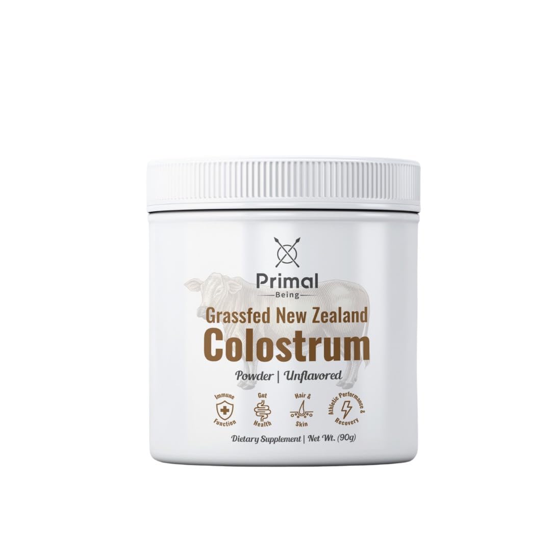 Primal Being Grassfed Beef Colostrum - Supports Immune Function, Gut Health, Hair Primal Being uk supplements