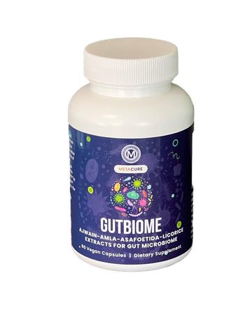 Metacure GutBiome – Liposomal Extracts of Ajwain, Licorice, Amla & Asafoetida – Advanced Digestive Support Formula – Vegan, Non‑GMO, Gluten‑Free – 60 Capsules Metacure uk supplements