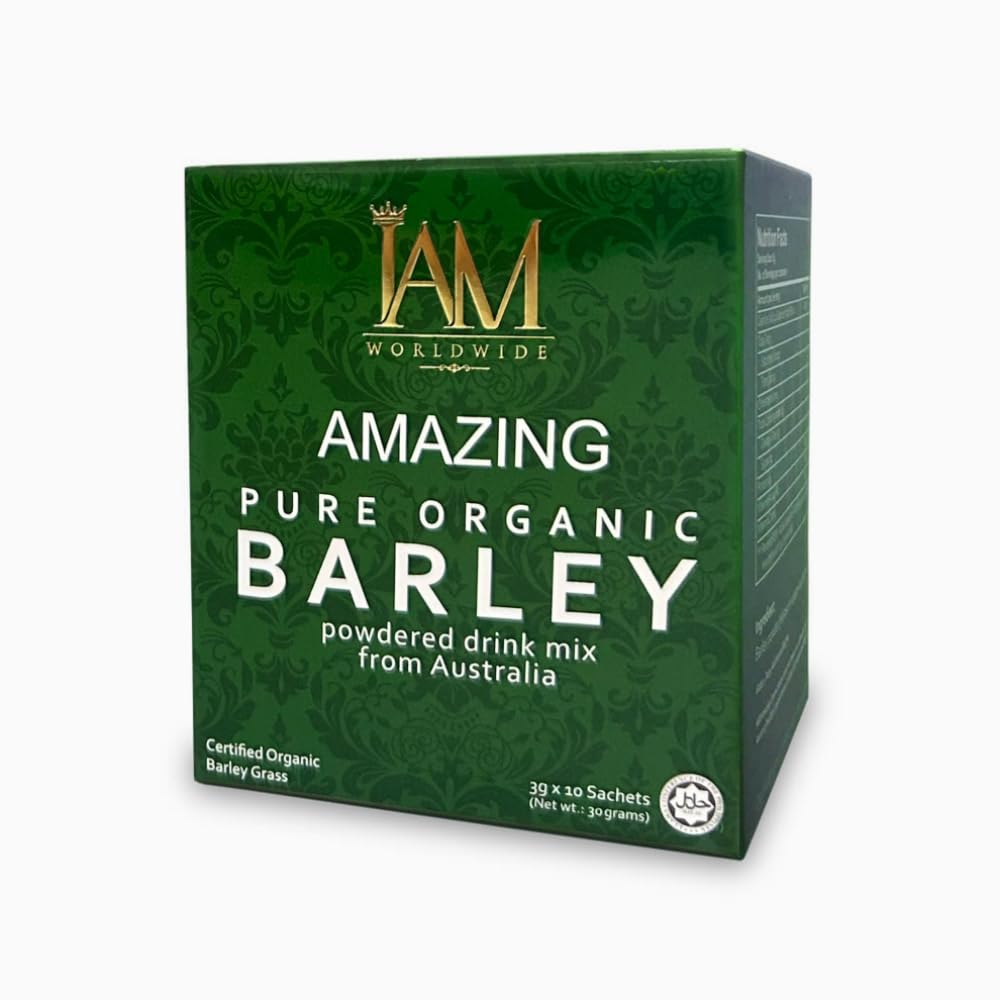 IAM Amazing Pure Organic Barley Powder Drink Barley Green Natural Blend XLXZHYF uk supplements