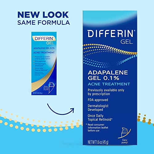 Differin Acne Treatment Gel, 90 Day Supply, Retinoid Treatment For Face Differin uk supplements