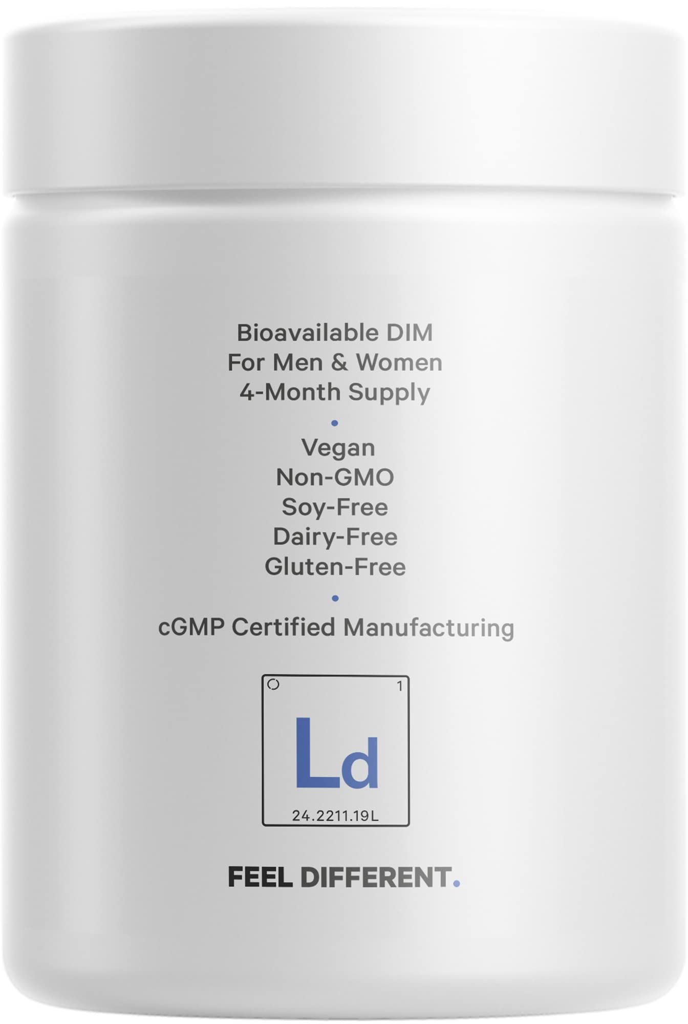 Codeage Liposomal DIM Supplement - 4 Months Supply of DIM Vitamins and SGS, Pomegranate, Broccoli, Vitamin E Isomers Tocopherols Alpha Beta Gamma Delta - Liposomal Formula - Gluten-Free - 120 Capsules Codeage uk supplements