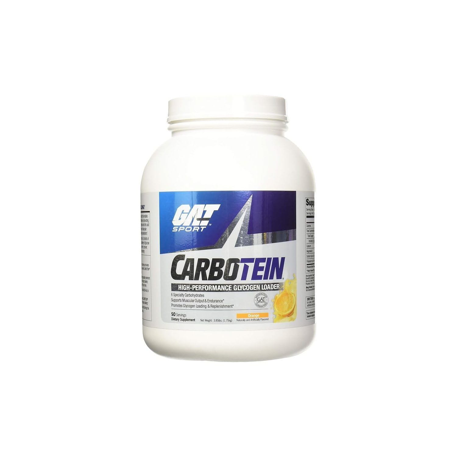 GAT SPORT Carbotein High-Performance Glycogen Loader, 50 Servings (Grape) GAT SPORT uk supplements