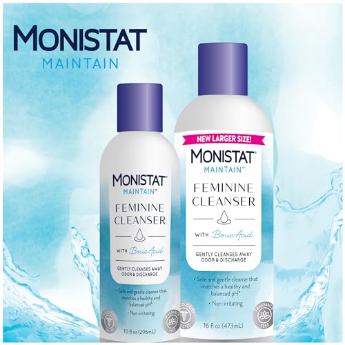 Monistat Boric Acid Feminine Cleanser, Fragrance Free Feminine Wash, 16 Fl Oz, 1 Pack Monistat uk supplements