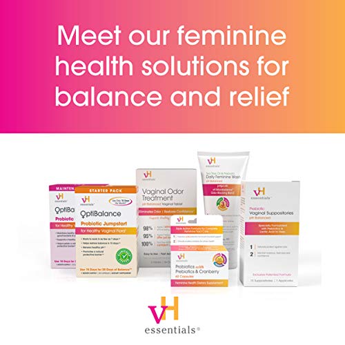 vH essentials Vitamin C Vaginal Tablet | Boric Acid Suppository Alternative | Supports Healthy pH and Eliminates vH essentials uk supplements
