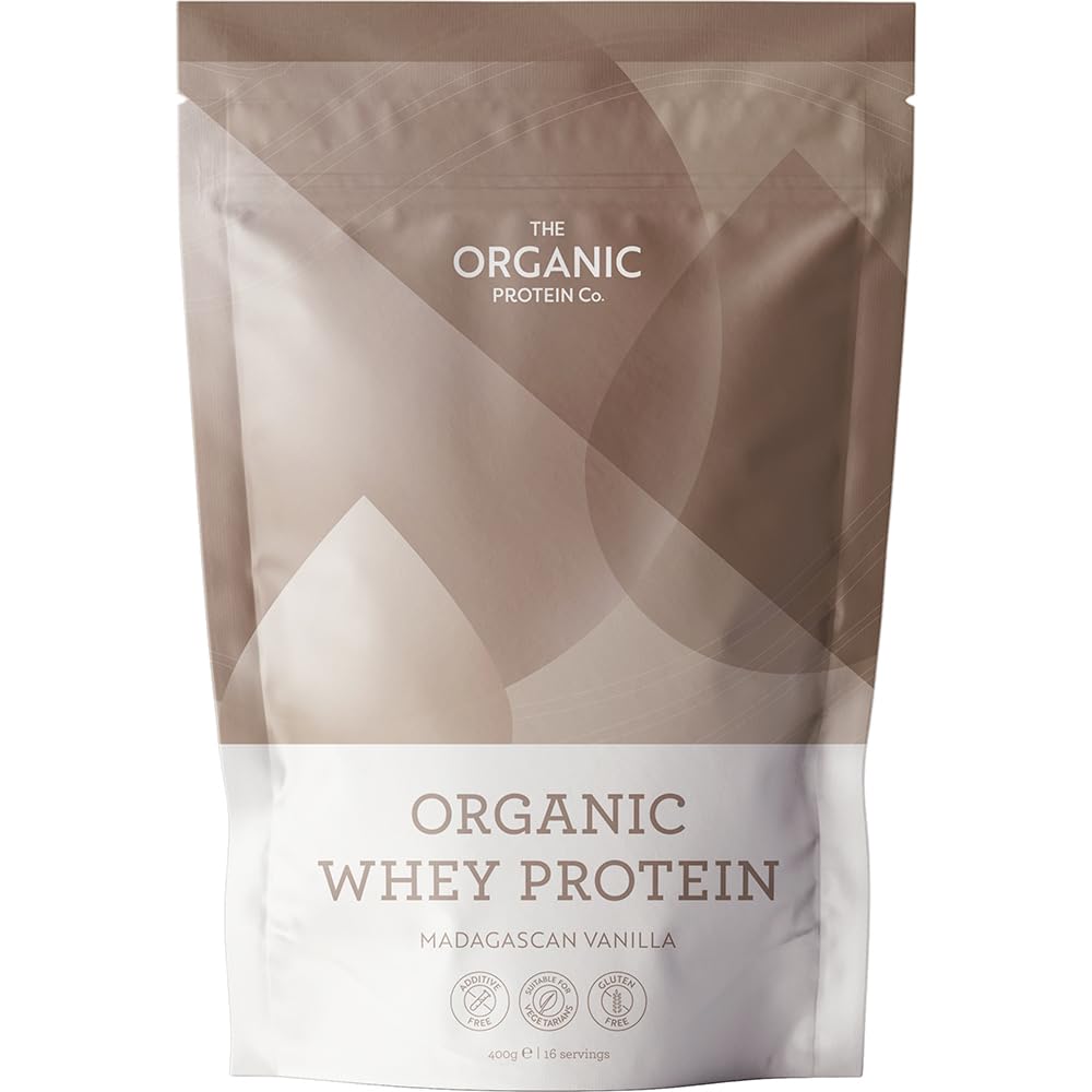 The Organic Protein Co. - Madagascan Vanilla Organic Whey Protein Powder The Organic Protein Company uk supplements