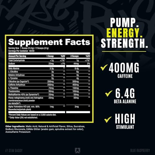 RYSE Up Supplements Signature Series Stim Daddy | Official Noel Deyzel High Stimulant RYSE Up Supplements uk supplements