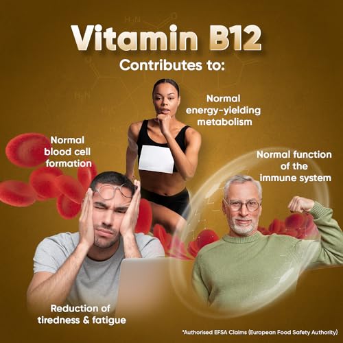 Vitamin B12 Tablets High Strength – 1000mcg Vegan B12 Supplement – 450 Pure Methylcob WeightWorld uk supplements