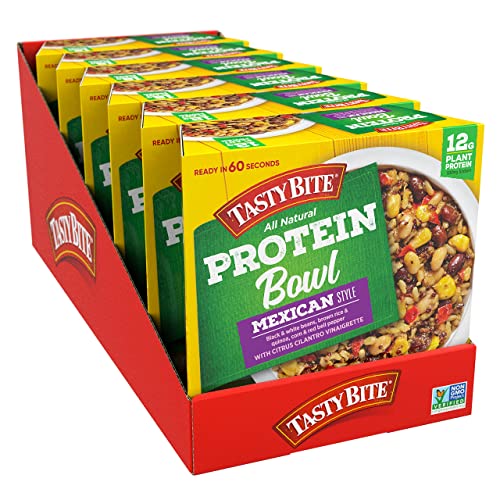TASTY BITE Mexican Protein Bowl, 8.8 Ounce, Pack of 6, Ready to Eat, Microwaveable TASTY BITE uk supplements