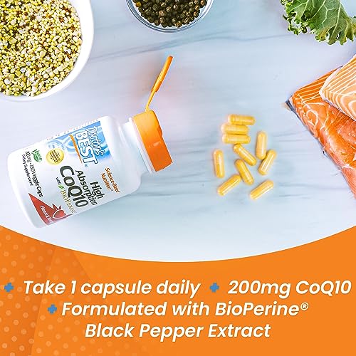 Doctor's Best High Absorption CoQ10 with BioPerine, Non-GMO, Gluten & Soy Free Doctor's BEST uk supplements