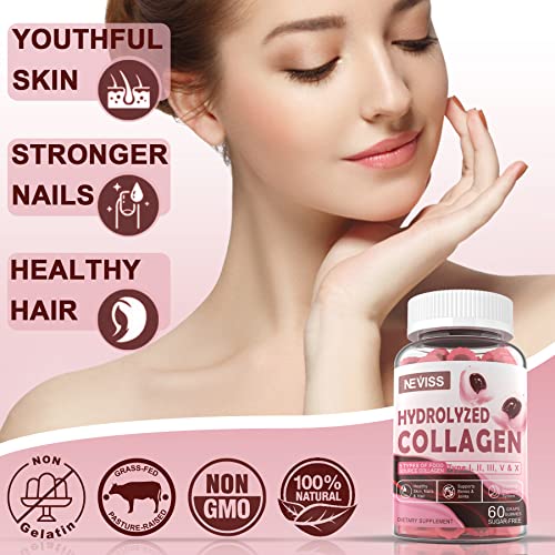 Sugar Free Hydrolyzed Collagen Gummies 800mg Kroo uk supplements
