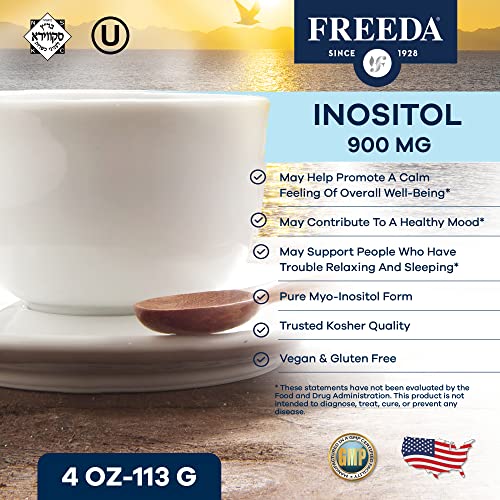 FREEDA Inositol Powder from Myo-Inositol - Hormone Balance for Women - PCOS Supplem FREEDA uk supplements