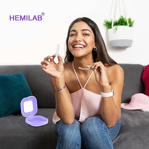 HEMILAB® Retainer Case, Slim Aligner Case with Vent Holes, Compatible with Invisalign HEMILAB uk supplements