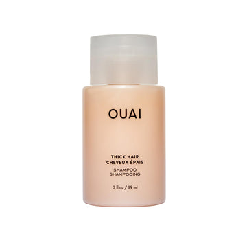 OUAI Thick Shampoo Travel Size - Moisturizing Shampoo with Keratin, Marshmallow Root, Shea Butter, Avocado Oil for Thick Hair - Strengthens & Hydrates - Paraben & Sulfate Free (3 Fl Oz) OUAI uk supplements