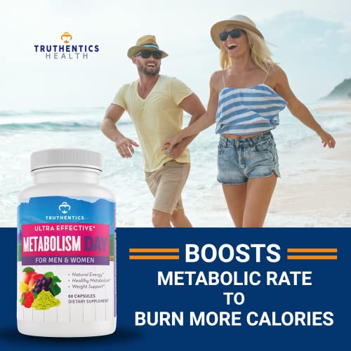 TRUTHENTICS Metabolism Booster for Women & Men - Natural Appetite Suppressant TRUTHENTICS uk supplements
