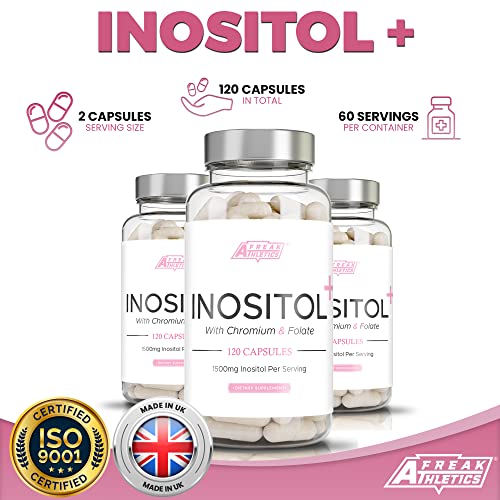Myo-Inositol Capsules by Freak Athletics - Inositol Capsules with Chromium & Folate Freak Athletics uk supplements