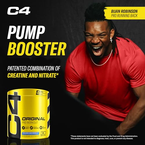 Cellucor C4 Original Pre Workout Powder Frozen Bombsicle Sugar Free Preworkout Cellucor uk supplements