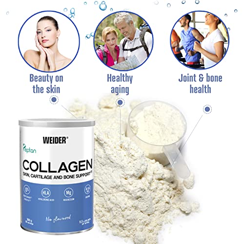 Weider Collagen. With Hyaluronic Acid, Magnesium and Vitamin C. 100% Peptan. Zero fat. Sugar zero. Keto. Weider uk supplements