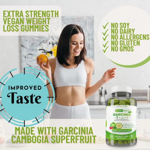 Fat Burning Gummies Pure Extract Garcinia Cambogia, Green Coffee, Raspberry Ketones NATURALGENIUS uk supplements
