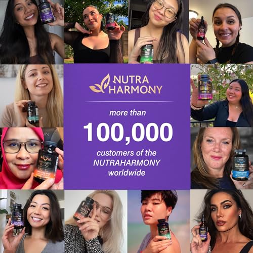 Liquid Biotin & Collagen - Vitamins for Hair Growth Support for Women & Men NUTRAHARMONY uk supplements