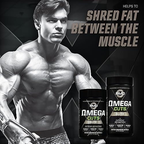 PMD Sports Omega Cuts Elite Fat Loss-Muscle Defining Formula - Omega Fatty Acids PMD uk supplements