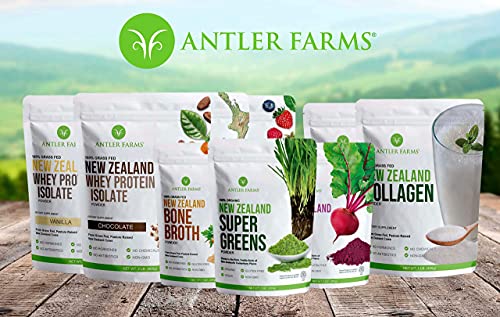 Antler Farms - 100% Grass Fed New Zealand Whey Protein Isolate, Unflavored, 30 Servings Antler Farms uk supplements