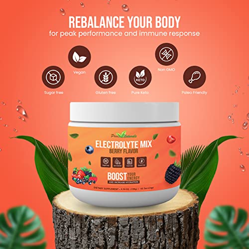 Electrolyte Powder - Refreshing Workout Recovery Electrolytes, Sugar Free, Gluten Free Pride Naturals, Inc uk supplements