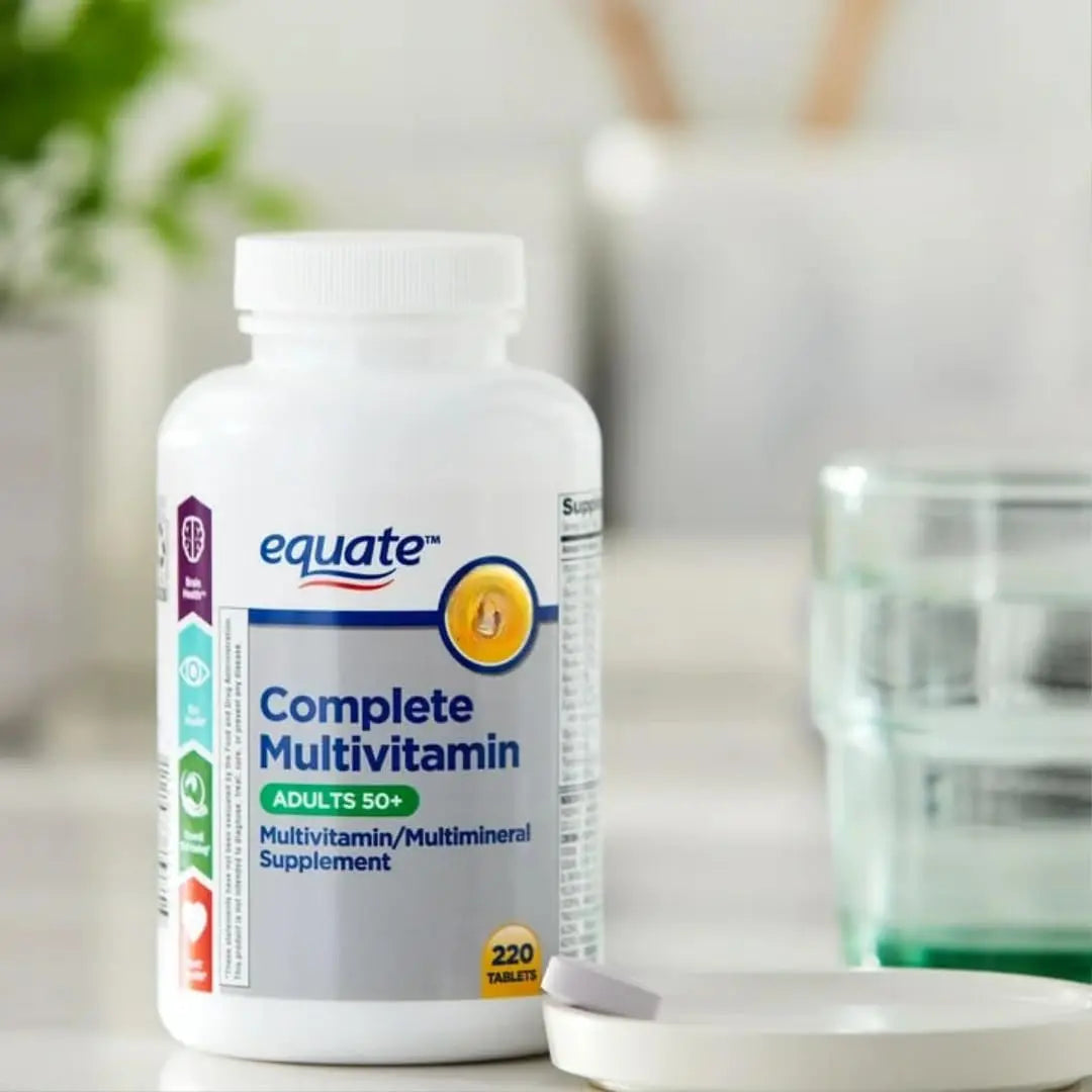 AGILIPET Equate Complete Multivitamin/Multimineral Supplement Tablets, Adults 50+, 220 Count (Pack of 1) Sticker AGILIPET uk supplements