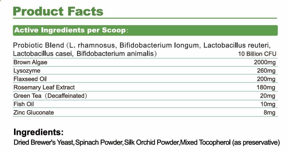 Vetriuntrix Dog Dental Powder, Dental Powder for Dogs Teeth Cleaning and Breath Fresh, Dog Teeth Cleaning Powder with Natural Plants Ingredients and Postbiotics, 200g Vetriuntrix uk supplements