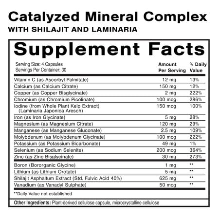 Quicksilver Scientific Dr. Shade's Catalyzed Mineral Complex Quicksilver Scientific uk supplements