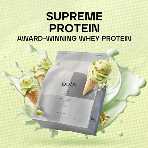 Bulk Pure Whey Protein Powder Shake, Pistachio Ice Cream, 1 kg Bulk uk supplements