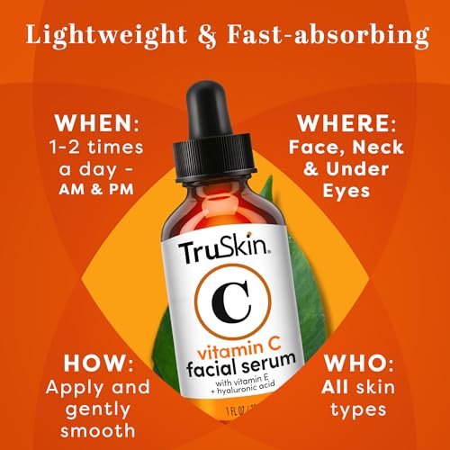 TruSkin Naturals Vitamin C Face Serum Anti Aging Face & Eye Serum TruSkin Naturals uk supplements