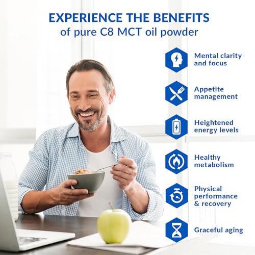 BioTrust Keto Elevate – Pure C8 MCT Oil Powder – Ketogenic Diet Supplement BioTrust uk supplements