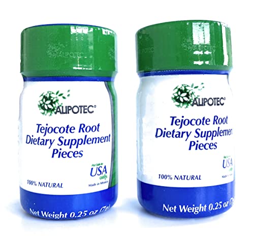 ELVPOTEC Original Mexican Raiz de Tejocote Root- 90 Pieces for One-Month Supply Alipotec uk supplements