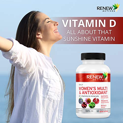 Renew Actives Women's Multi-Vitamin & Antioxidant: Daily Health Supplement for Woman Renew Actives uk supplements