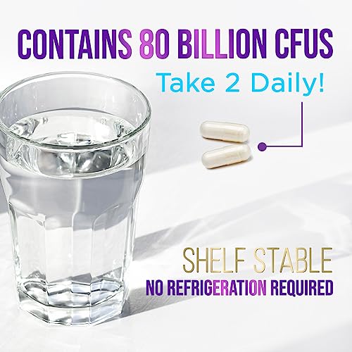 Probiotics for Digestive Health - 80 Billion CFU Guaranteed with Strains for Women's Nature's Nutrition uk supplements