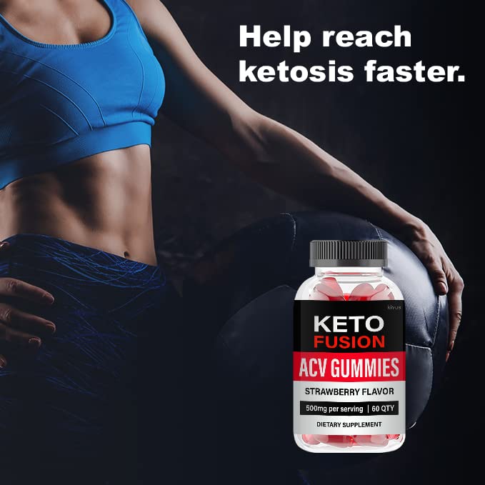 kivus Keto Fusion Gummies - Keto Fusion ACV Gummies (Single, 60 Gummies) kivus uk supplements