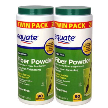 Equate Sugar-Free Fiber Powder - 90 Servings, 12.3 oz (2 Pack) Equate uk supplements