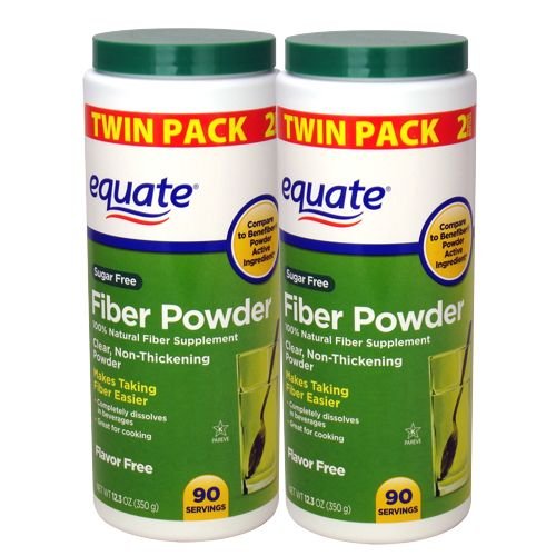 Equate Sugar-Free Fiber Powder - 90 Servings, 12.3 oz (2 Pack) Equate uk supplements