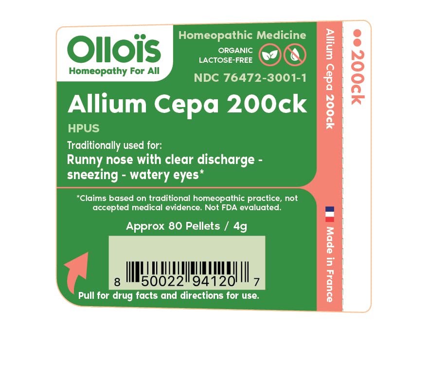 OLLOIS Allium Cepa 200ck Organic & Lactose-Free Homeopathic Medicine, 80 Pellets (Pack of 1) OLLOÏS uk supplements