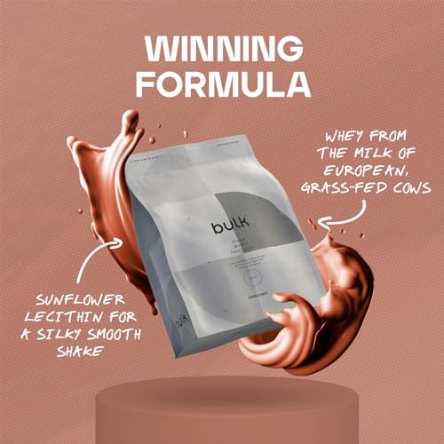 Bulk Pure Whey Protein Powder Shake, Tiramisu, 1 kg, Packaging May Vary Bulk uk supplements