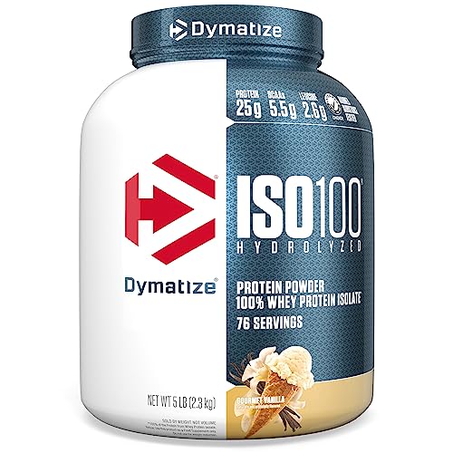 Dymatize ISO 100 Protein Powder with 25g of Hydrolyzed 100% Whey Isolate, Vanilla 5 Dymatize uk supplements