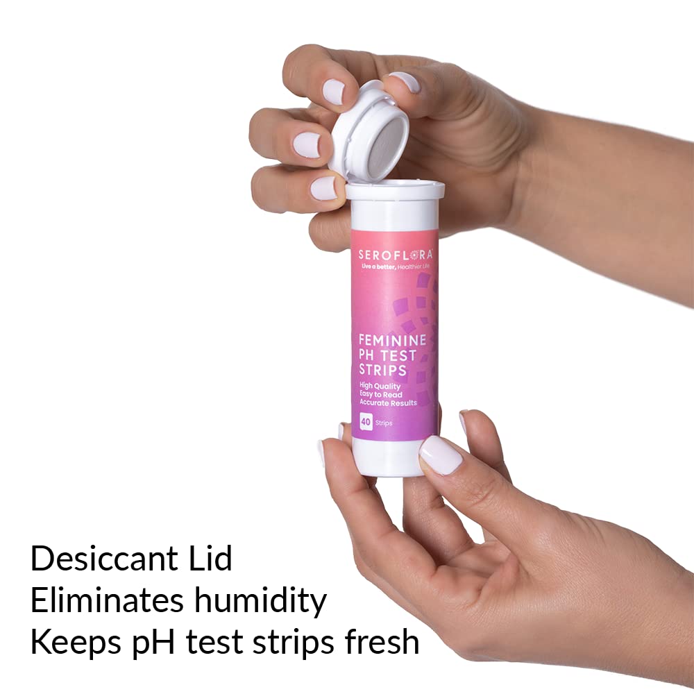 Seroflora Vaginal pH Test Strips for Women - Monitor Vaginal Health & Yeast Infection - Easy Seroflora uk supplements
