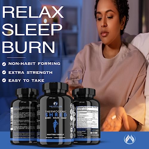 Thermogenic Shred - Fat Burner Sleep Aid Diet Pills, Appetite Suppressant for Weight Loss THE ENCLARE NUTRITION uk supplements