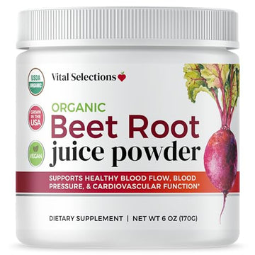 Vital Selections 100% Organic Beet Root Juice Powder, Highest Purity and Potency Vital Selections uk supplements