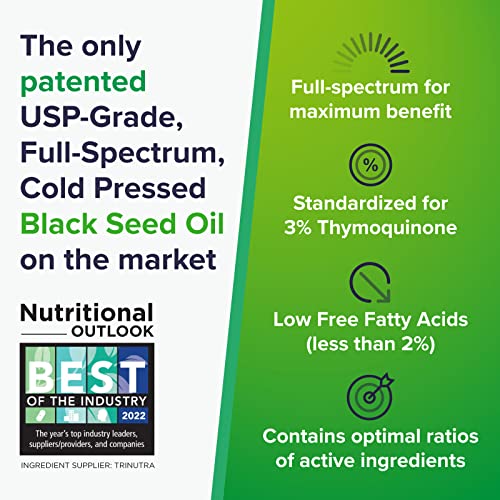 ThymoQuin Cold Pressed Black Seed Oil | Only Patented USP-Grade Clinically Researched ThymoQuin uk supplements